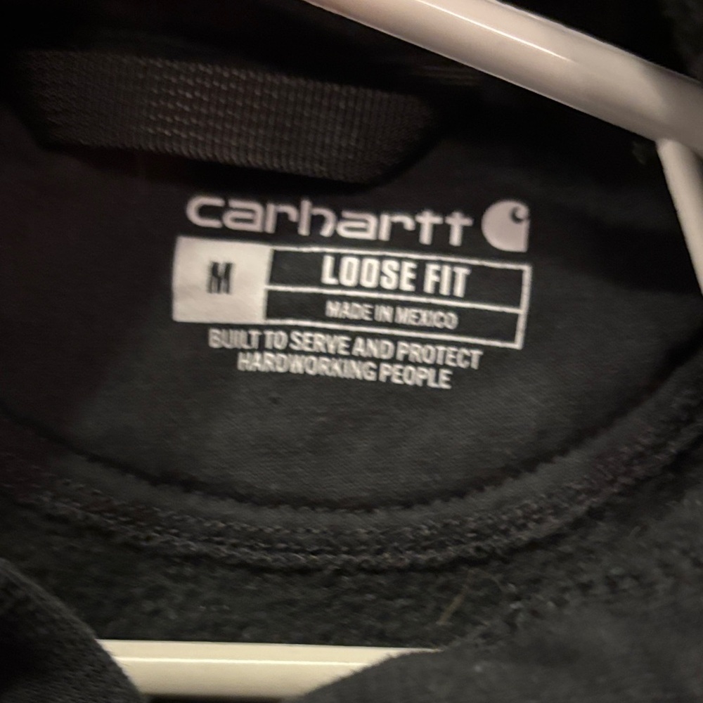 Carhartt Men's Classic Black Hoodie - Picture 4 of 4